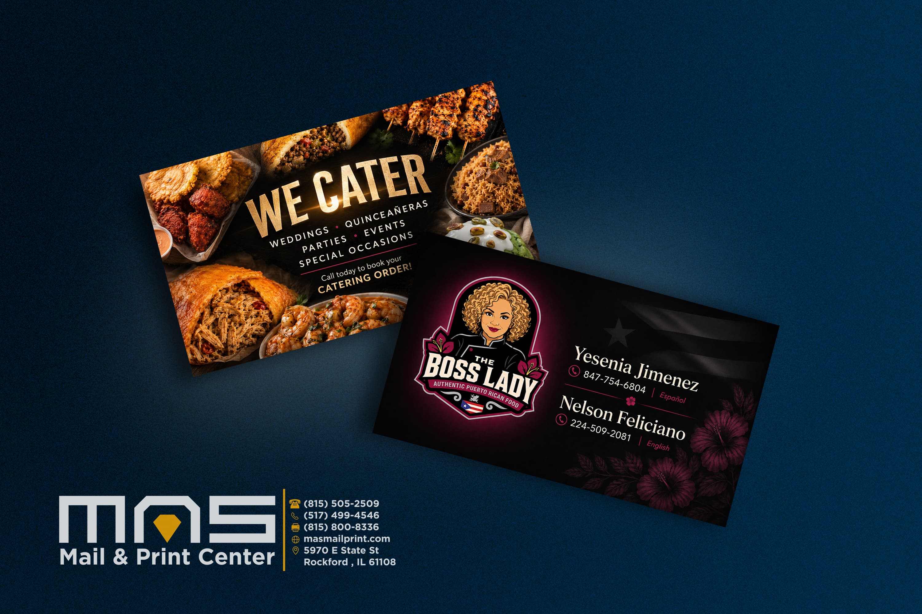 Business Cards at MAS Mail & Print Center