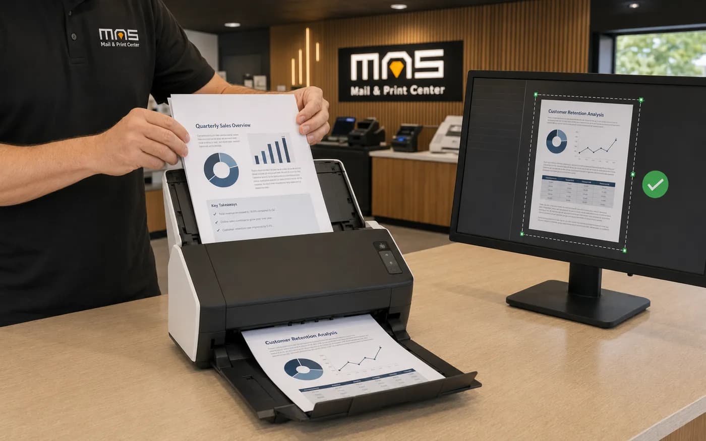 Document Scanning at MAS Mail & Print Center